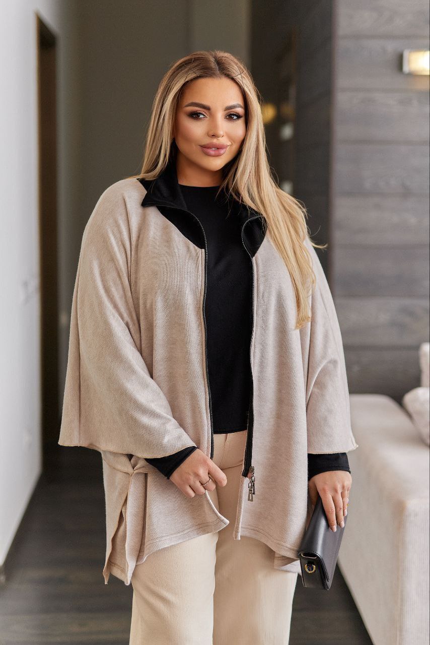 СКИДКА !!!!

КОД 803
КАРДІГАН ЖІНОЧІЙ.
Тканина:ангора турецька полірована 
Фурнітура:блискавка на двух бігунках.
Розмір:оверсайз від 46до 66 в одному 
Полуобхват у грудях 117см.
Полуобхват у бедрах104см.
Довжина по спині 77см,
Довжина спереду 63см