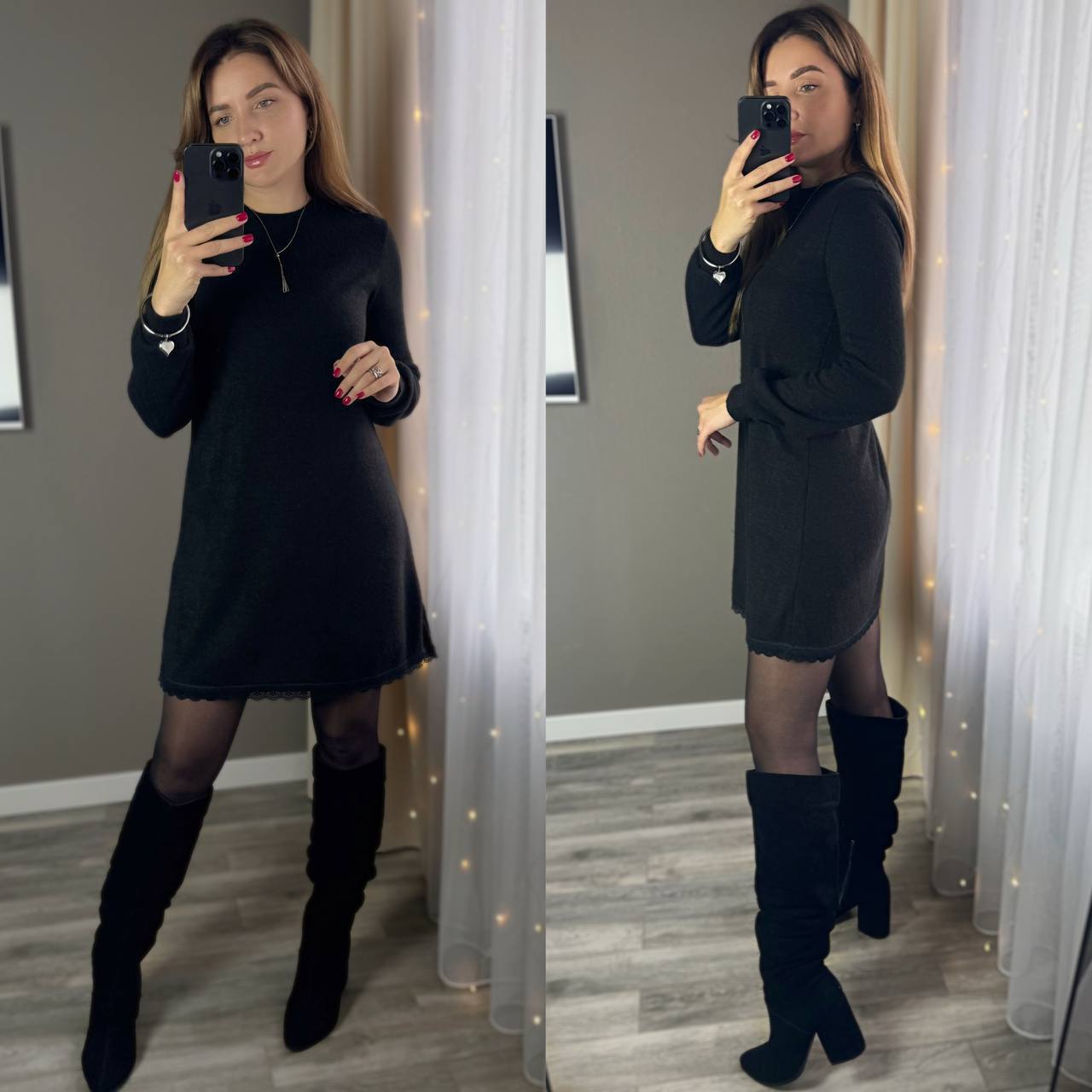 Розпродаж останній розмір
Плаття 
Тканина ангора «Арктика