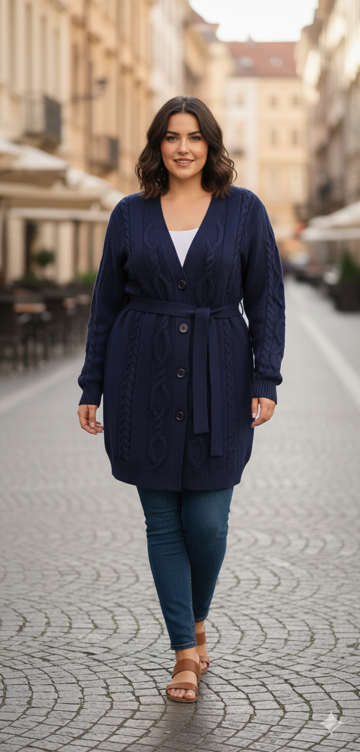 Розпродаж!Теплий в,язаний кардіган,напівшерсть