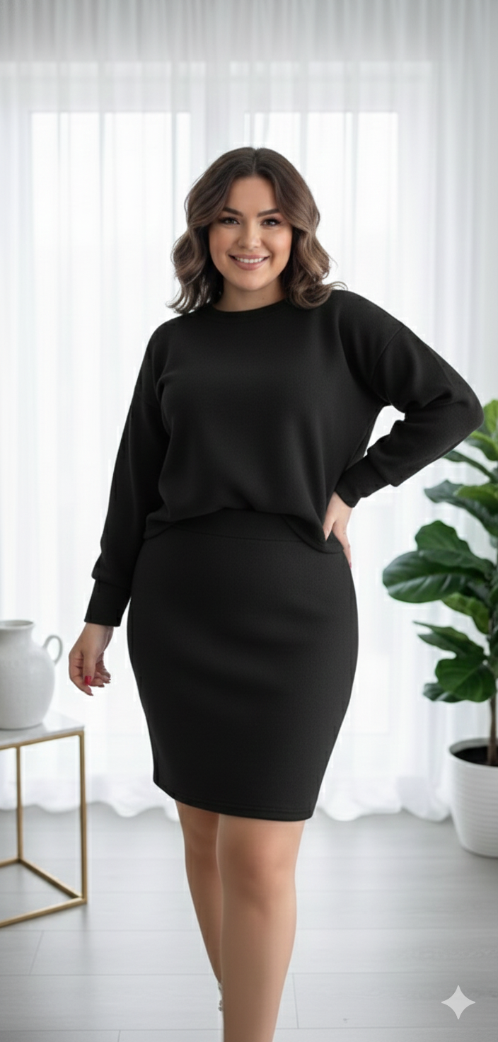 Теплий костюм з двосторонньої ангори вязка