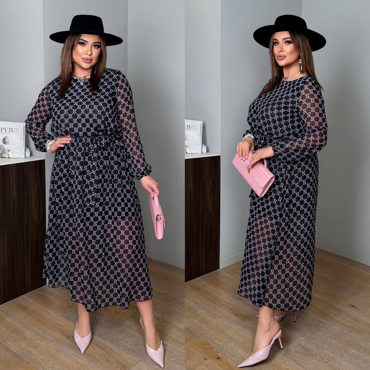 РОЗПРОДАЖ сукня шифон
Сукня  Мод № 8004
Тканина : шифон 
Довжина сукні   : 140 см.
Довжина рукава : 55 см.
Довга сукня з пишною спідницею, талія та рукав на резинці .
Артикул: GARNA-727214