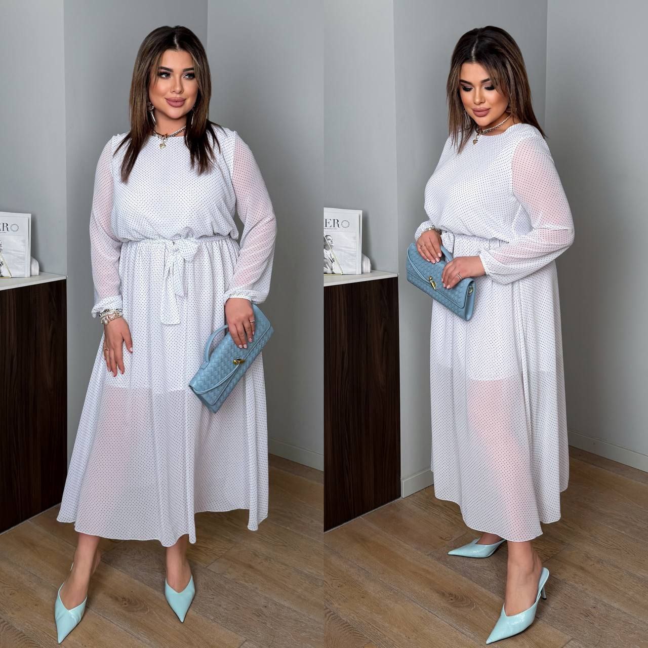 РОЗПРОДАЖ сукня шифон
Сукня  Мод № 8004
Тканина : шифон 
Довжина сукні   : 140 см.
Довжина рукава : 55 см.
Довга сукня з пишною спідницею, талія та рукав на резинці .
Артикул: GARNA-895977