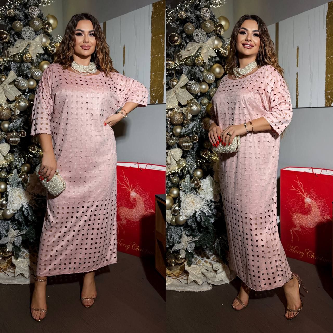 Розпродаж
Сукня Мод № 7910
Тканина : замш - перфорація 
Довжина сукні : 138  см.
Довжина рукава : 48 см.
Святкова сукня  вільного покрою , на підкладці   .
Артикул: GARNA-642521