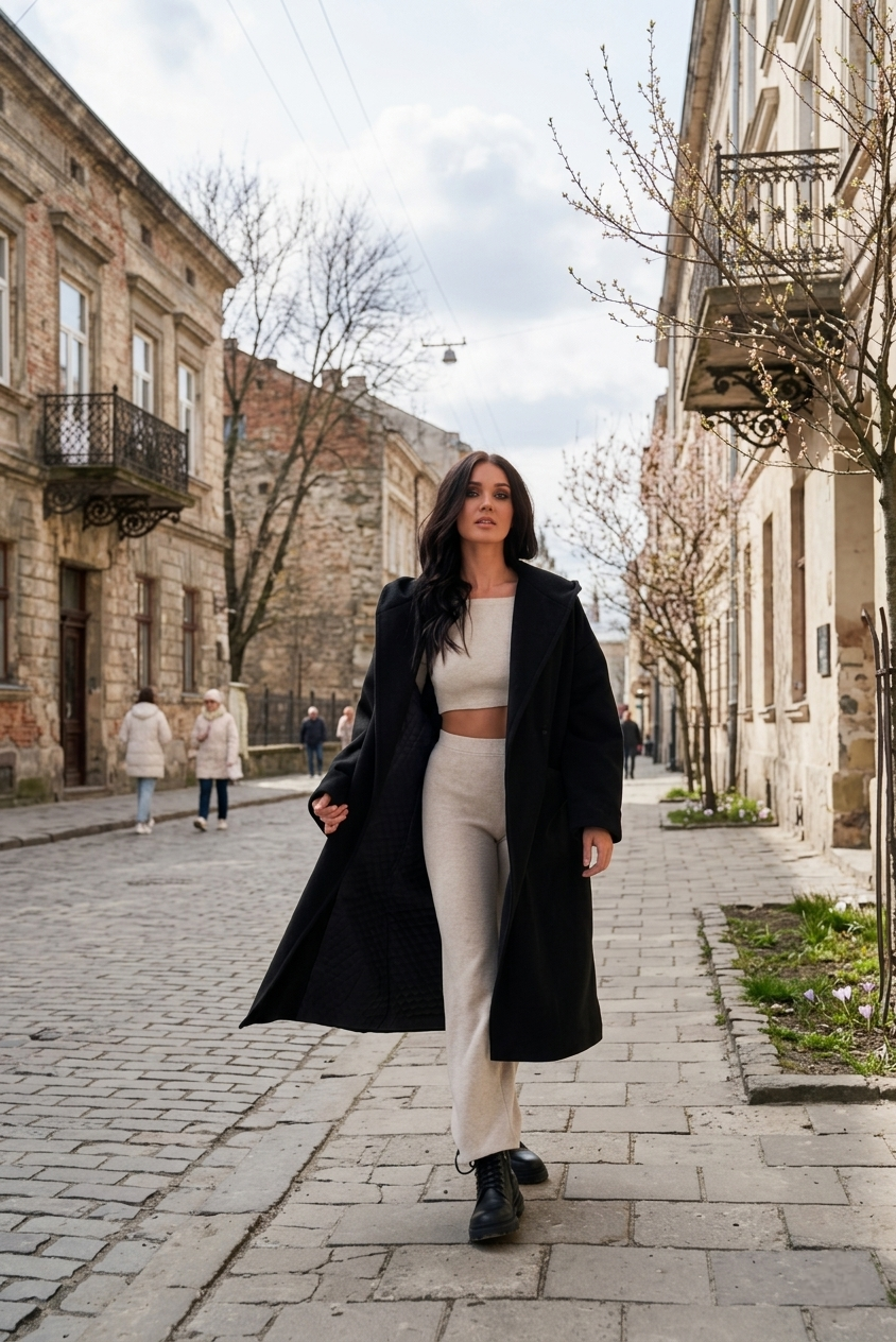 Знижки! Пальто оверсайз
🛍️Пальто утеплене з Капюшоном. 
Арт 5672
Модель на запах без застібок фіксується за допомогою пояса. Виготовлено з приємної та теплої тканини з утепленою підкладкою
Матеріал: кашемір, Підкладка стьобана на синтепоні 80 щільності. Довжина виробу 118 см. Довжина рукава від шиї без підвороту на манжет 80 см. Її можна регулювати: від 70-80
Артикул: GARNA-856503