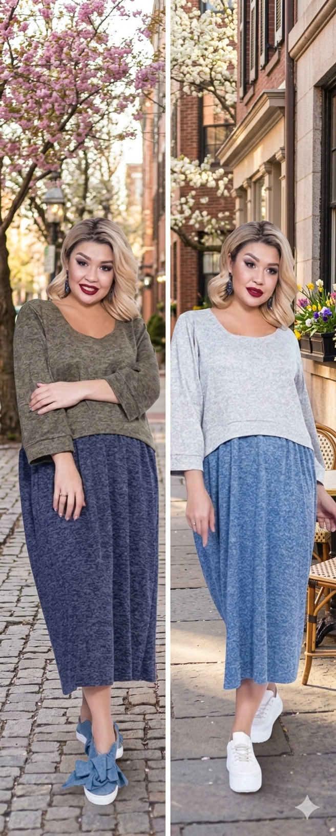 Зрижки Сукня з ангори софт
Сукня 03914
матеріал - ангора-софт (віскоза 20%, еластан 10%, поліестер 70%), довжина 110/117см, довжина рукава 48см
Зручний крій приховує недоліки фігури
Артикул: GARNA-816780