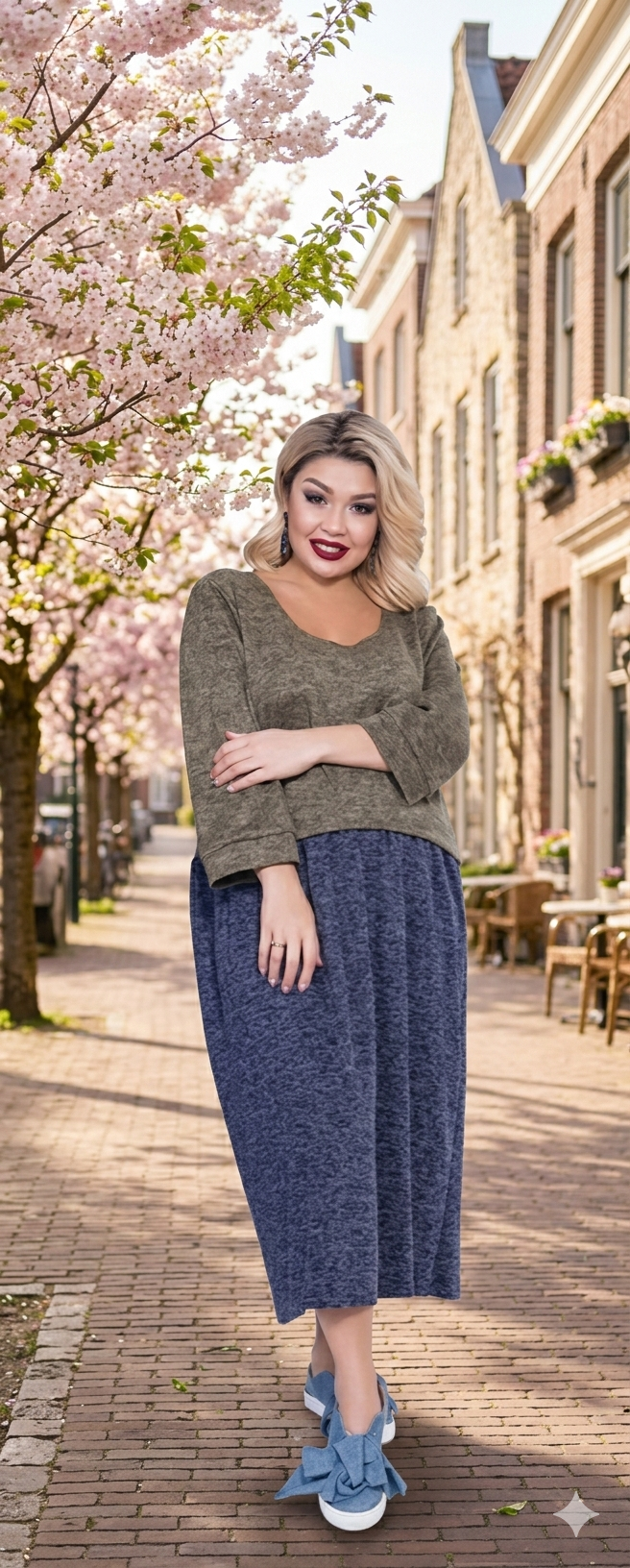 Зрижки Сукня з ангори софт
Сукня 03914
матеріал - ангора-софт (віскоза 20%, еластан 10%, поліестер 70%), довжина 110/117см, довжина рукава 48см
Зручний крій приховує недоліки фігури
Артикул: GARNA-899758