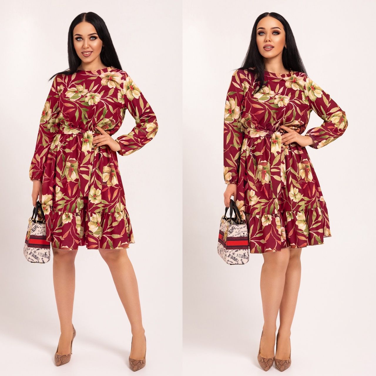 Знижки Сукня трикотаж
Сукня 
Модель № 7016-1
Тканина:    трикотаж   крепдайвінг                                               
Довжина плаття: 108 см.
Довжина рукава: 60  см.
Артикул: GARNA-772628