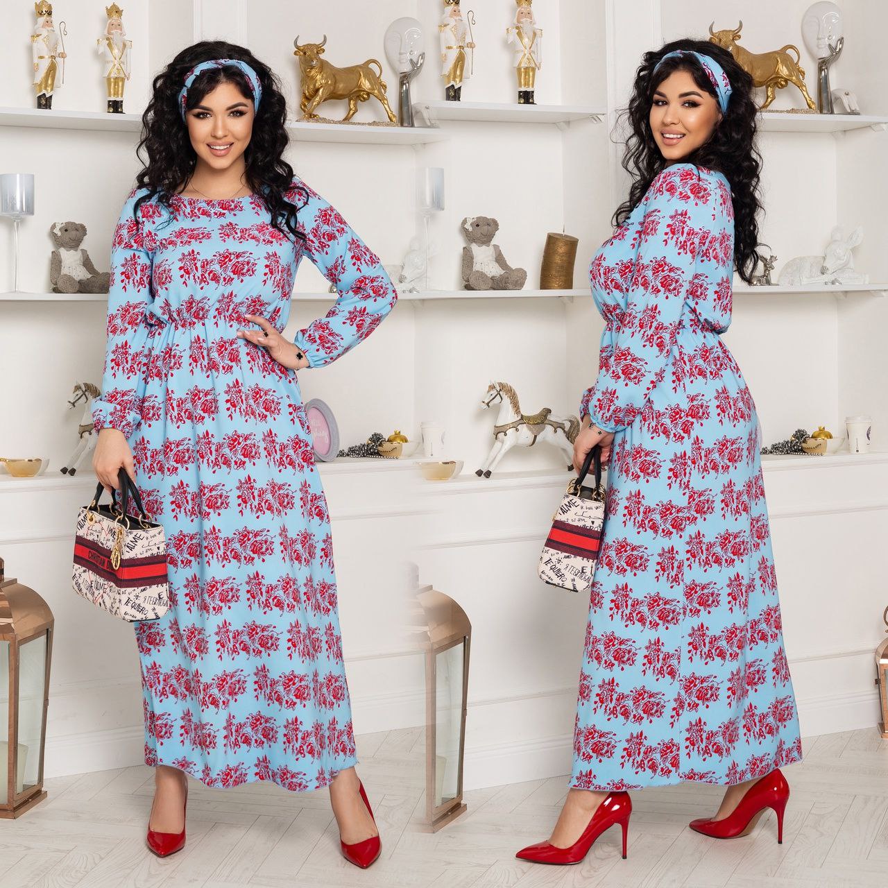 Знижки Сукня максі
Сукня 
Модель № 7298
Тканина : креп - костюмка 
Довжина сукні : 143 см. 
Довжина рукава : 65 см.
Стильна , елегантна сукня . Тканина приємна на дотик , високої якості , не кашлатиться . Спідниця сукні пишного покрою , талія на резинці , пояс йде в комплекті з основної тканини .
Артикул: GARNA-866132