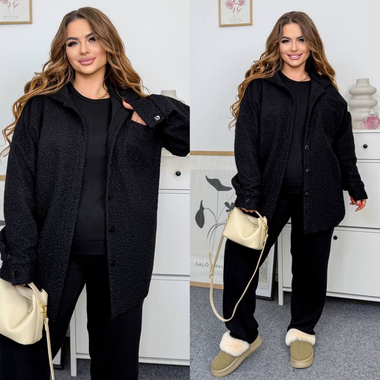 Сорочка баранчик
Наймодніший в сезоні Сорочка трикотаж баранець на флісі
Артикул: GARNA-963144