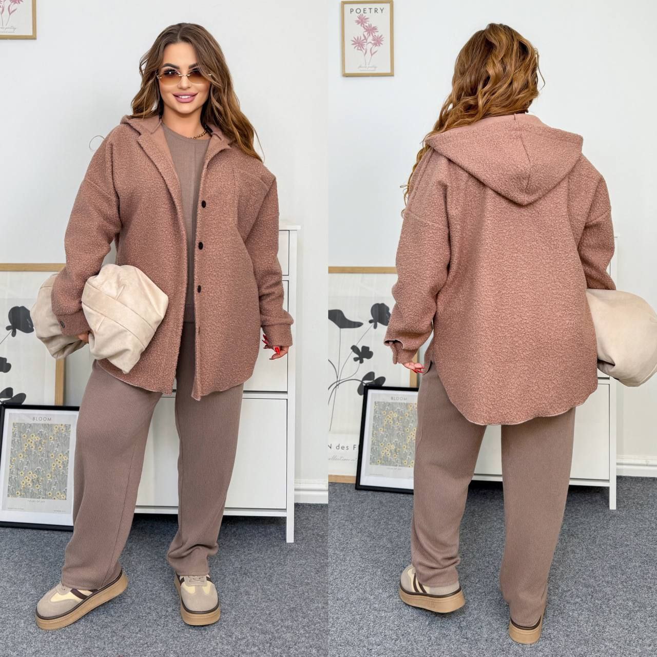 Сорочка баранчик
Наймодніший в сезоні Сорочка трикотаж баранець на флісі
Артикул: GARNA-821415