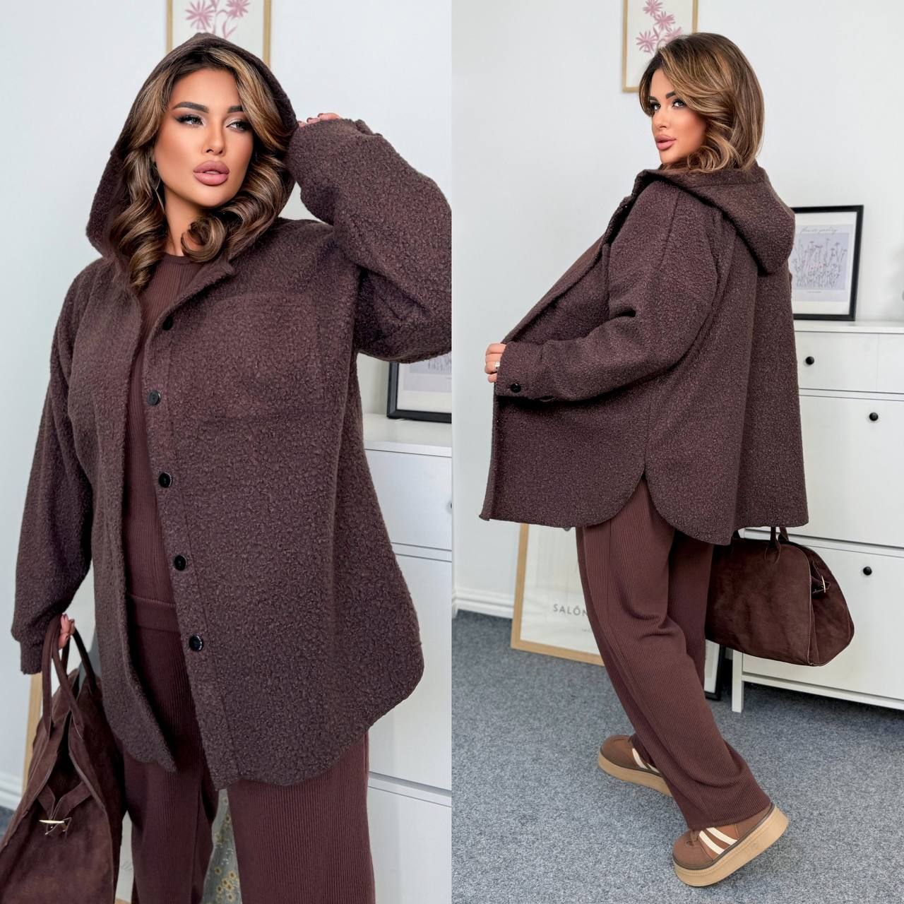 Сорочка баранчик
Наймодніший в сезоні Сорочка трикотаж баранець на флісі
Артикул: GARNA-331656