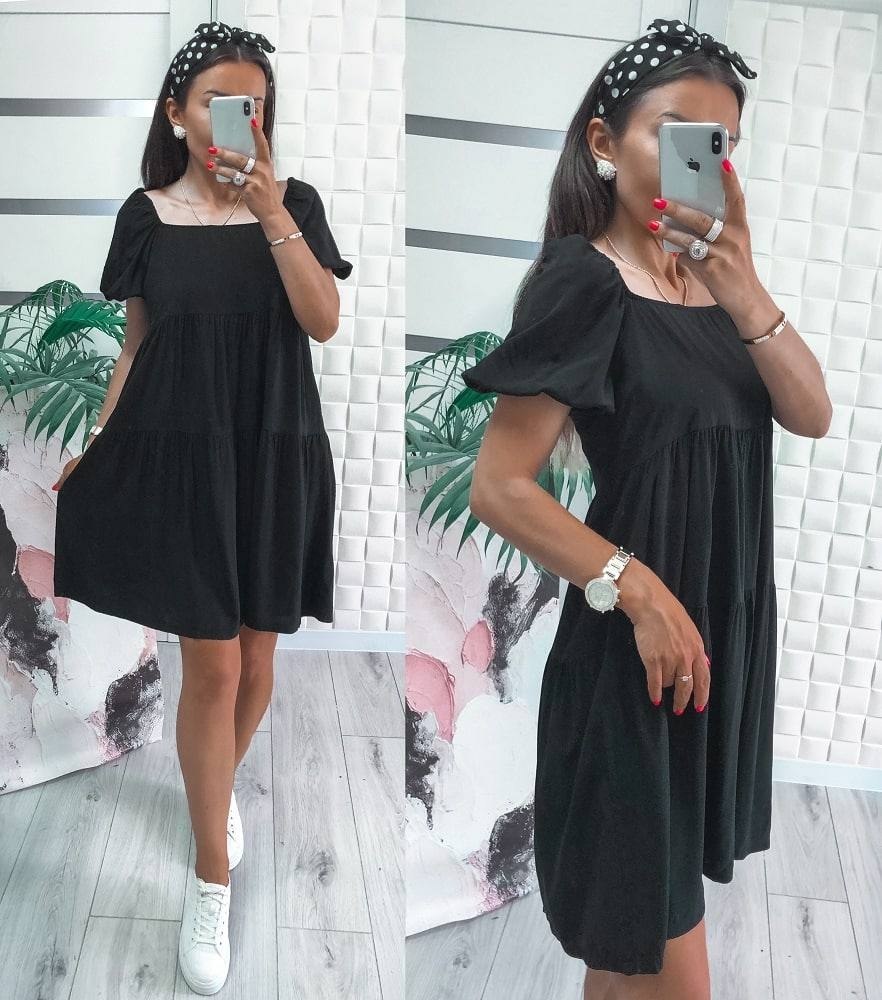 Знижки Сукня штапель
Літня сукня бохо  з штапеля, на рукавах и по верху резинка
Артикул: GARNA-214862