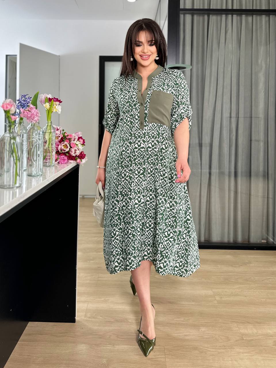 Знижки Сукня штапель
Плаття  Арт 2079 х
Тканина штапель
Артикул: GARNA-967429