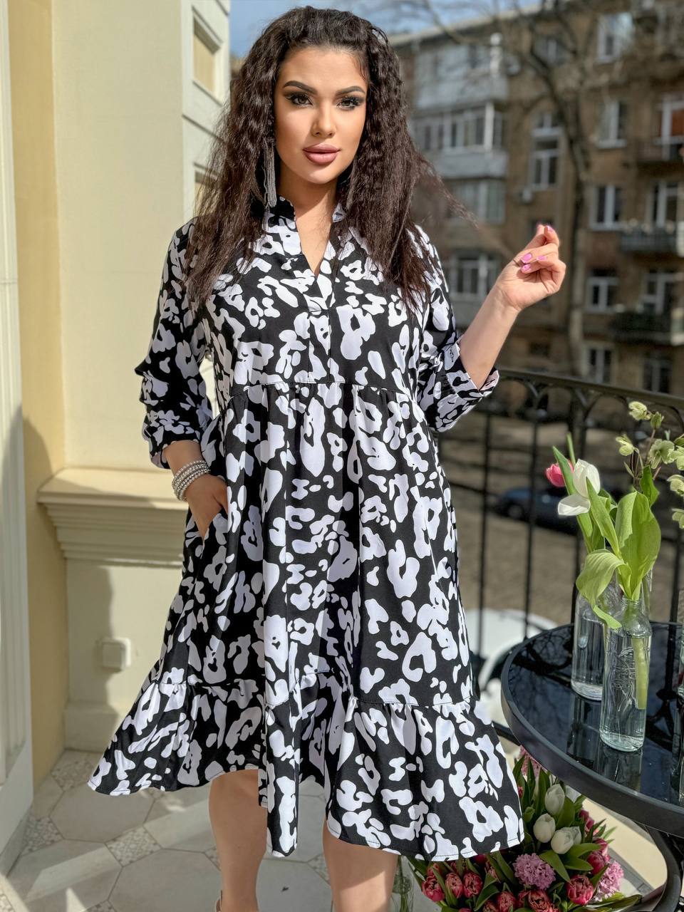 Знижки Сукня софт
Плаття Арт 2754-24х
Тканина софт принт
Артикул: GARNA-937610